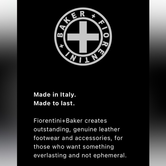 EUC Fiorentini + Baker ETERNITY 7040 Biker Dark Chocolate Brown Leather 39.5 - Picture 13 of 15